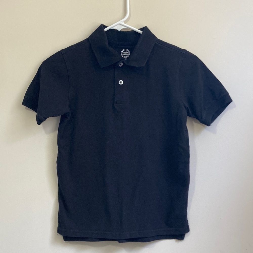 Wonder Nation Boys Short Sleeve Polo Shirt Size M (8)